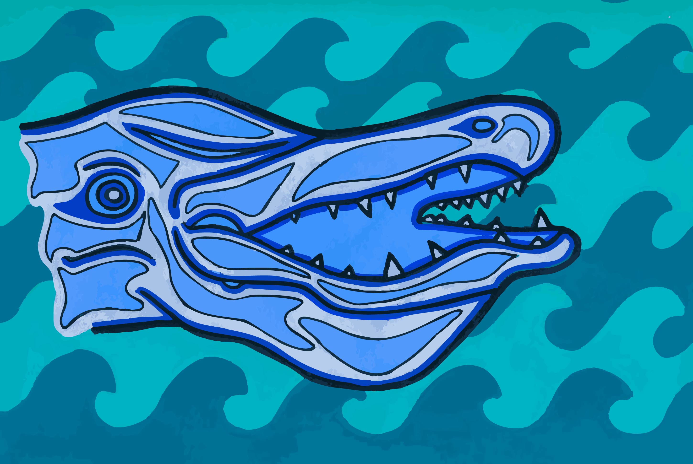Alligator Gar Design number 1