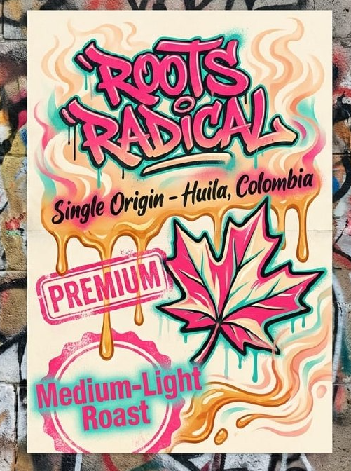 Roots Radical coffee bag
