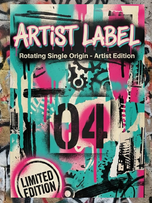 Artist Label coffee bag