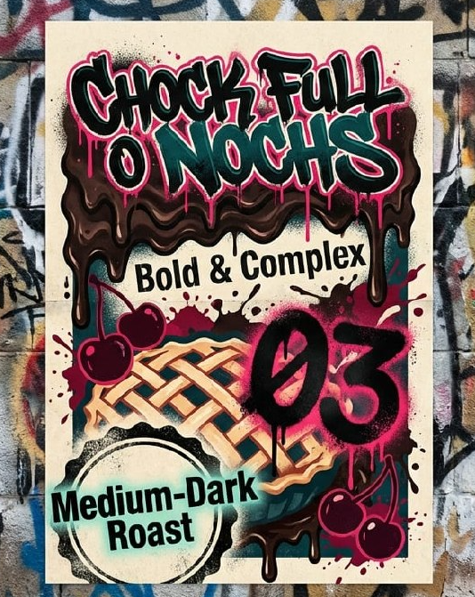 Chock Full o' Noch's coffee bag