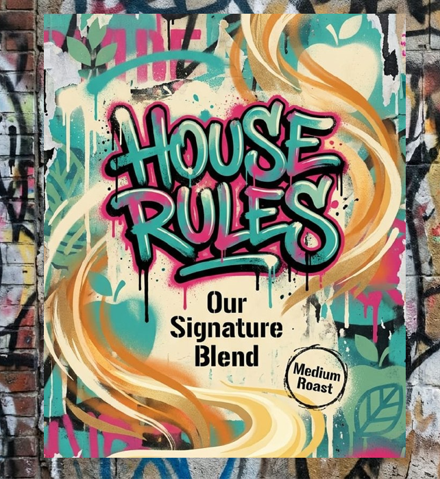House Rules coffee bag